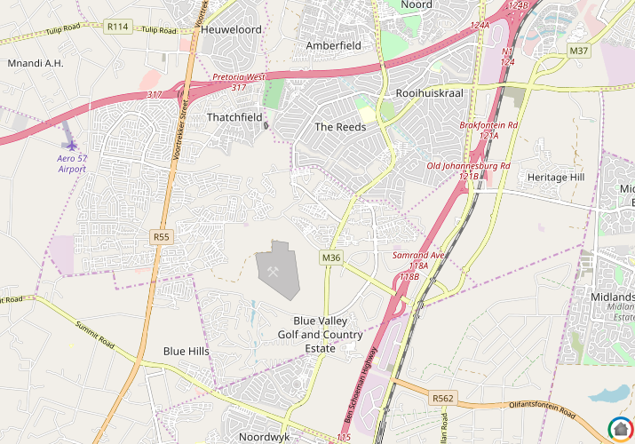 Map location of Summerfields Estate